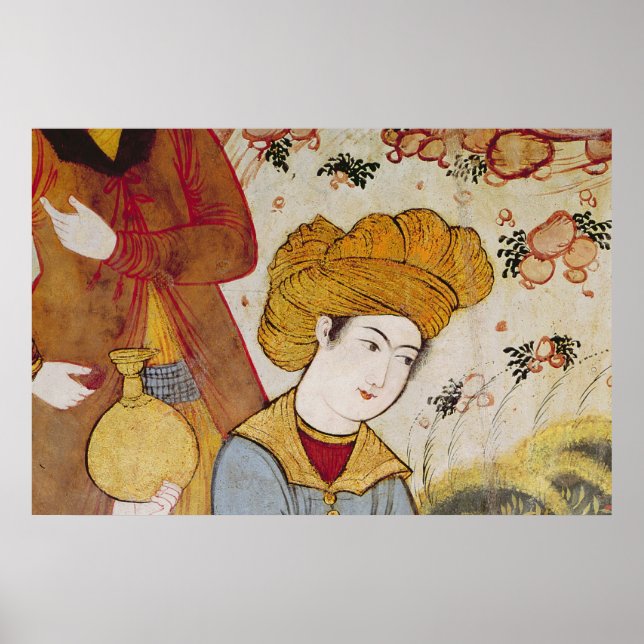 Póster Shah Abbas I  and a Courtier offering (Frente)