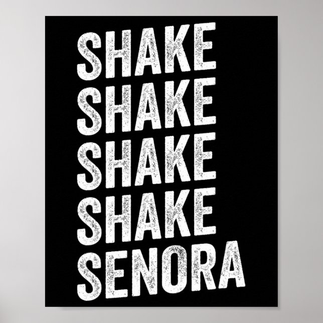 Póster Shake Senora Halloween (Frente)