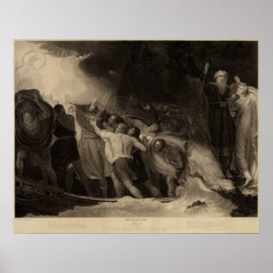 Póster Shakespeare la tempestad