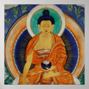Póster Shakyamuni Thangka