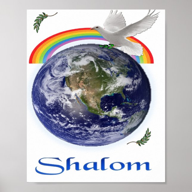 Póster shalom (Frente)