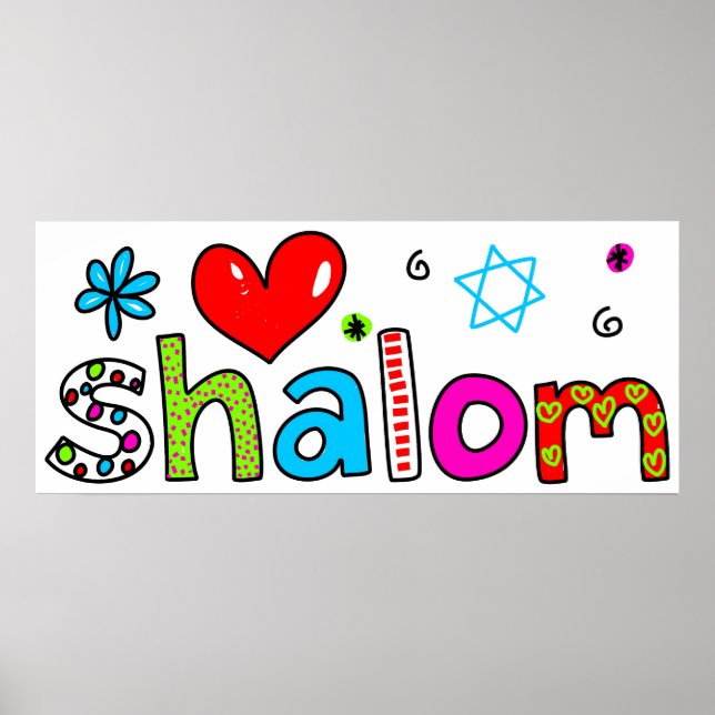 Póster Shalom (Frente)