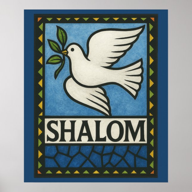 Póster Shalom Paloma Paz Tierra (Frente)