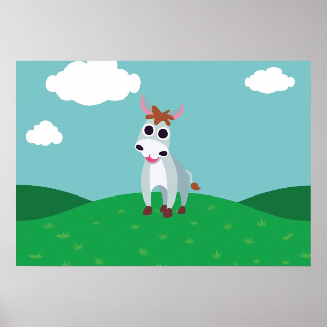 Póster Shane el burro (Frente)