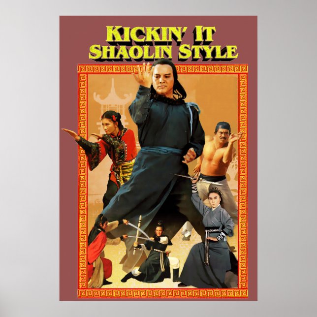 Póster Shaolin Kung Fu (Frente)