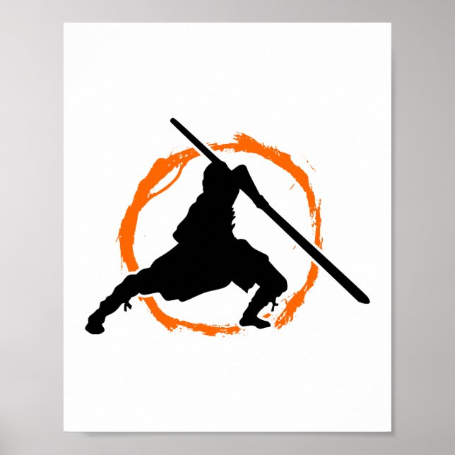 Póster Shaolin Martial Arts Kung Fu (Frente)