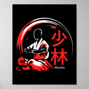 Póster Shaolin Martial Arts Kung Fu