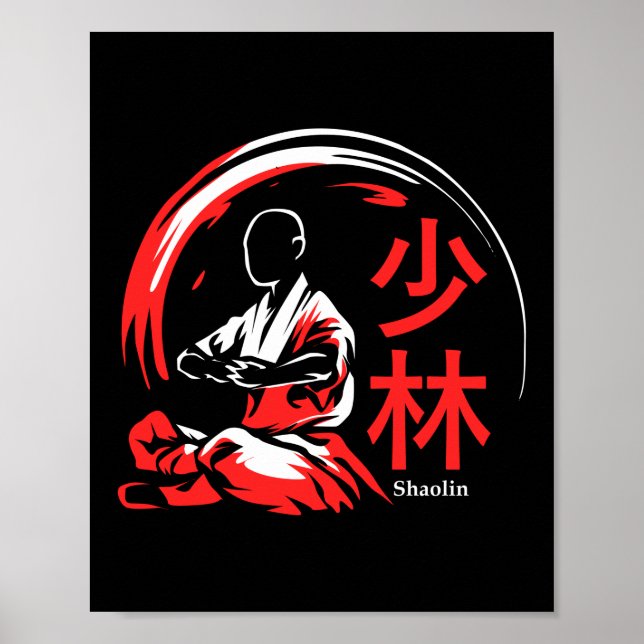 Póster Shaolin Martial Arts Kung Fu (Frente)