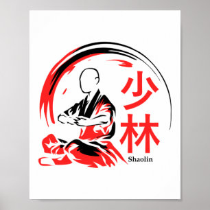 Póster Shaolin Martial Arts Kung Fu