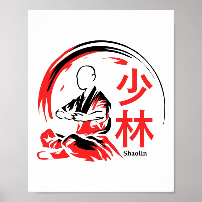 Póster Shaolin Martial Arts Kung Fu (Frente)