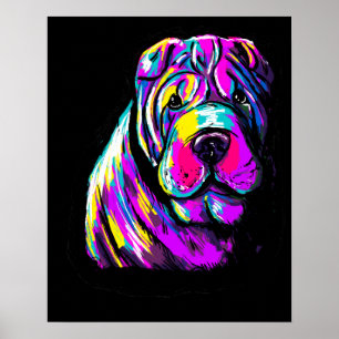 Póster Shar Pei chino