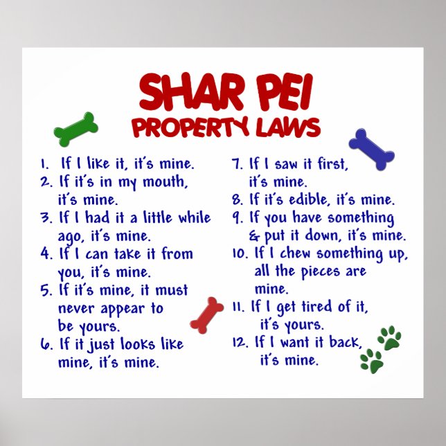 PÓSTER SHAR PEI PL2 (Frente)
