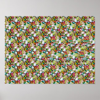 Póster SHARK STEREOGRAM 16" x 12", Semi-Gloss, No Frame