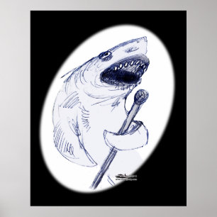 Póster Sharkey Finatra
