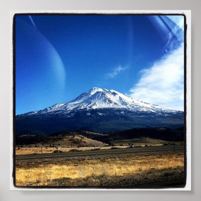 Póster Shasta, CA (Frente)
