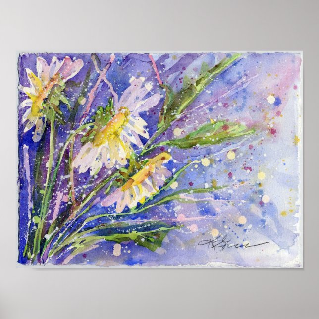 Póster Shasta Daisy - letra pequeña (Frente)