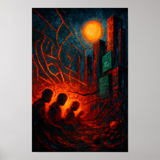 Póster Shattered Eden: The Cruelty of Tomorrow (Frente)