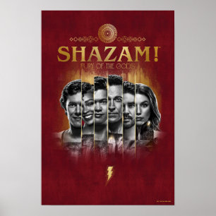 Póster ¡SHAZAM! Furia de los dioses Barras fotográficas