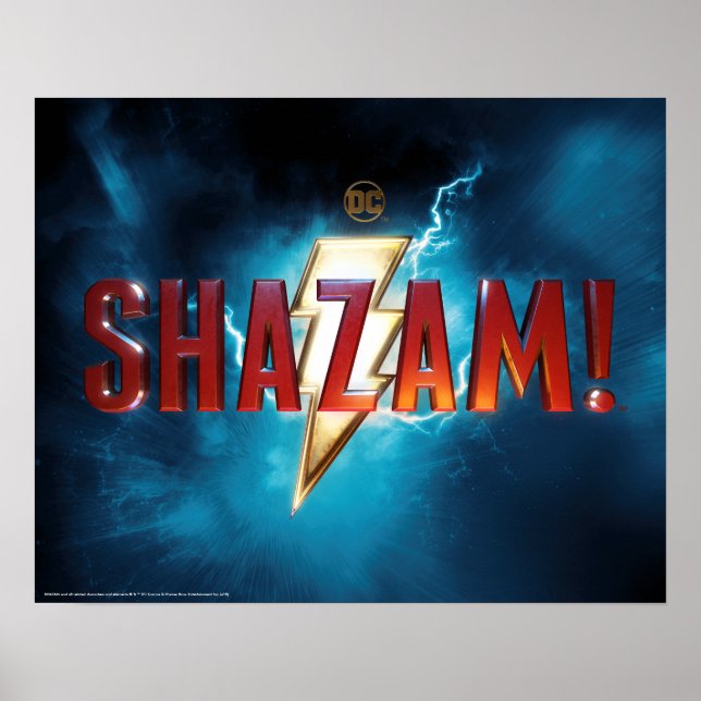 Póster ¡SHAZAM! | Logotipo teatral (Frente)