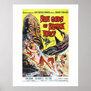 Póster She Gods of Shark Reef