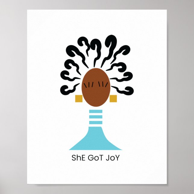 Póster She Got Joy  Print (Frente)