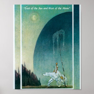 Póster She Held Tight to the Bear Kay Nielsen