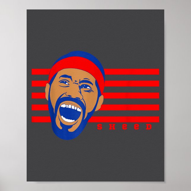 Póster Sheed, Basketball Legends, Rasheed, Don't Lie, Wal (Frente)