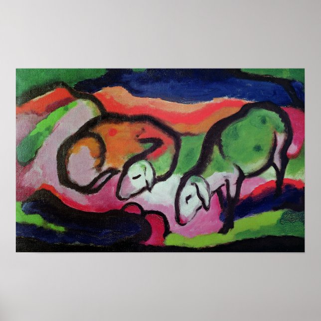 Póster Sheep, 1912 (Frente)