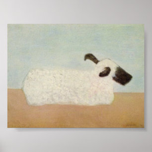 Póster Sheep (by Milton Avery) Poster