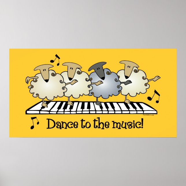 Póster Sheep Chorus Line Print (Frente)