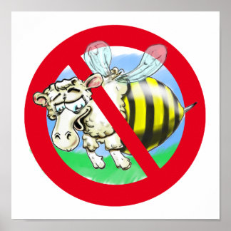 Póster Sheeplebee prohibido