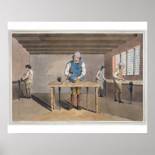 Póster Sheffield Cutler, from `Costume of Yorkshire' engr