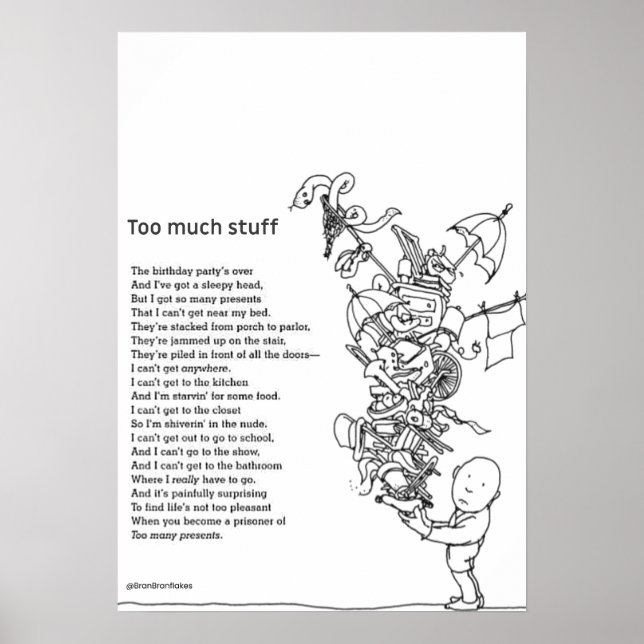 Póster "Shel Silverstein Poems Poster: Inspire (Frente)