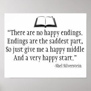 Póster Shel Silverstein Poster de Muro de Citas