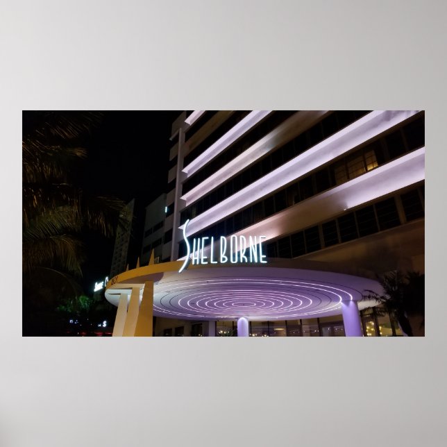 Póster Shelborne Hotel Miami Beach (Frente)