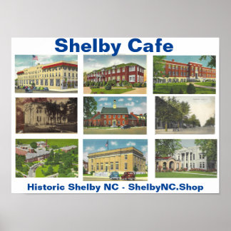 Póster Shelby Cafe Poster
