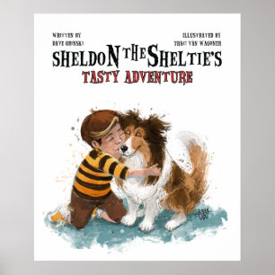 Póster Sheldon el Sheltie