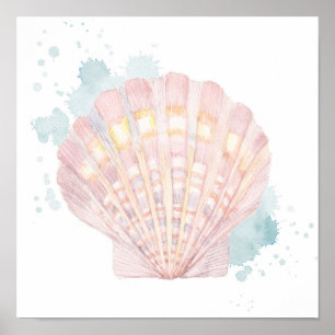 Póster Shell de la costa de Salento