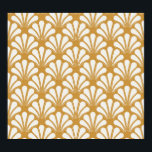 Póster Shell de mar geométrico Art Deco<br><div class="desc">Patrón Art Déco Vintage Sin Maravilla. Decoración geométrica con textura de círculos. Fondo de la cubierta del mar Retro. Elegancia de la cubierta marina: las formas geométricas forman un lujoso patrón de conchas Art Deco. Dé rienda suelta a la belleza de los motivos Art Decó. Un toque de lujo y...</div>