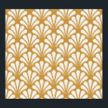 Póster Shell de mar geométrico Art Deco<br><div class="desc">Patrón Art Déco Vintage Sin Maravilla. Decoración geométrica con textura de círculos. Fondo de la cubierta del mar Retro. Elegancia de la cubierta marina: las formas geométricas forman un lujoso patrón de conchas Art Deco. Dé rienda suelta a la belleza de los motivos Art Decó. Un toque de lujo y...</div>