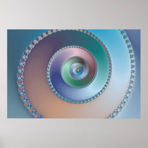 Póster Shell de mar - Poster fractal