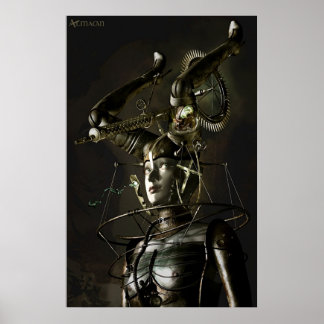 Póster Shell en la oscuridad