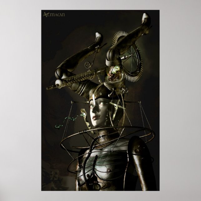 Póster Shell en la oscuridad (Frente)