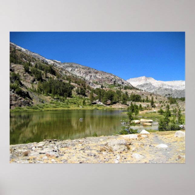 Póster Shell Lake, Tioga Pass, CA (Frente)
