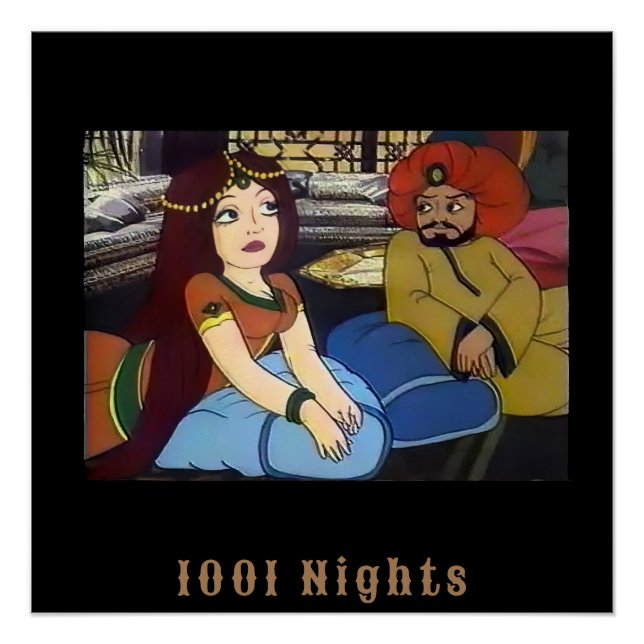 Póster Sherezada: Mil y una noches árabes (Anverso)