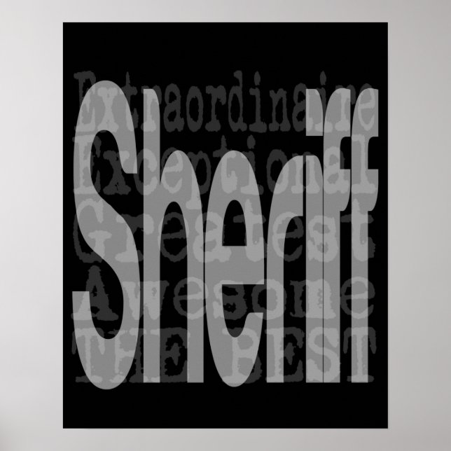 Póster Sheriff Extraordinaire (Frente)