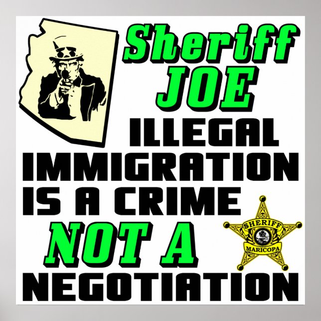 PÓSTER SHERIFF JOE (Frente)