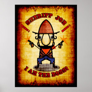 Póster Sheriff Joe "Soy El Jefe" Poster