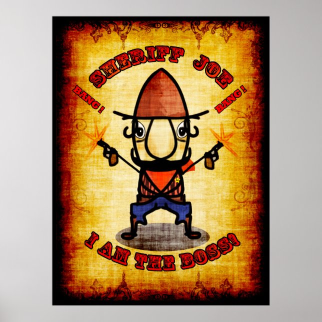 Póster Sheriff Joe "Soy El Jefe" Poster (Frente)