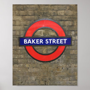 Póster Sherlock Holmes Baker Street Posterd